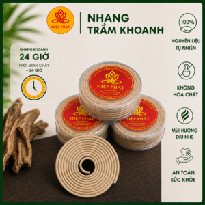 Nhang Trầm Khoanh Thơm Đặc Biệt Hộp 10-30 Khoanh