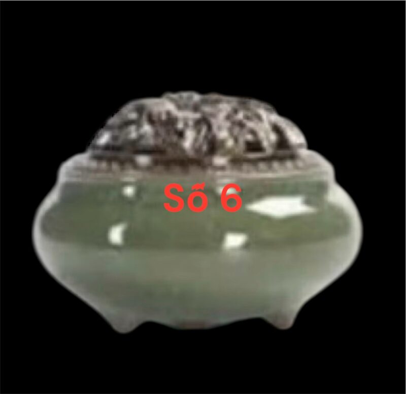 Lư Sứ Xông Trầm Nụ Nhiều Màu