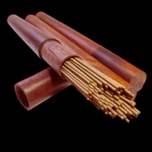 Nhang Trầm Không Tăm Thơm Đặc Biệt Ống Gỗ 100 Cây