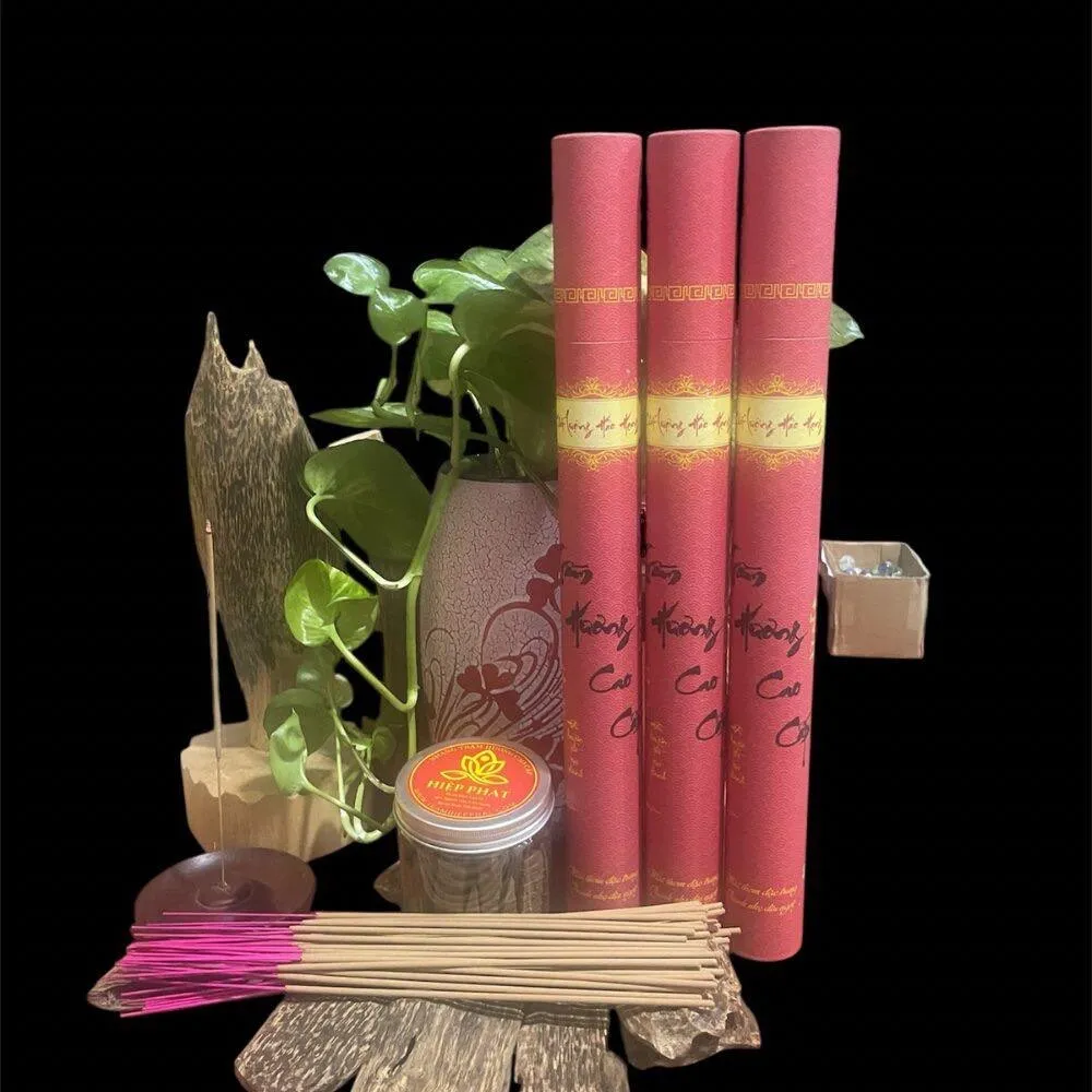 Nhang Trầm Cây Thơm VIP Dài 40cm Ống 85 Cây