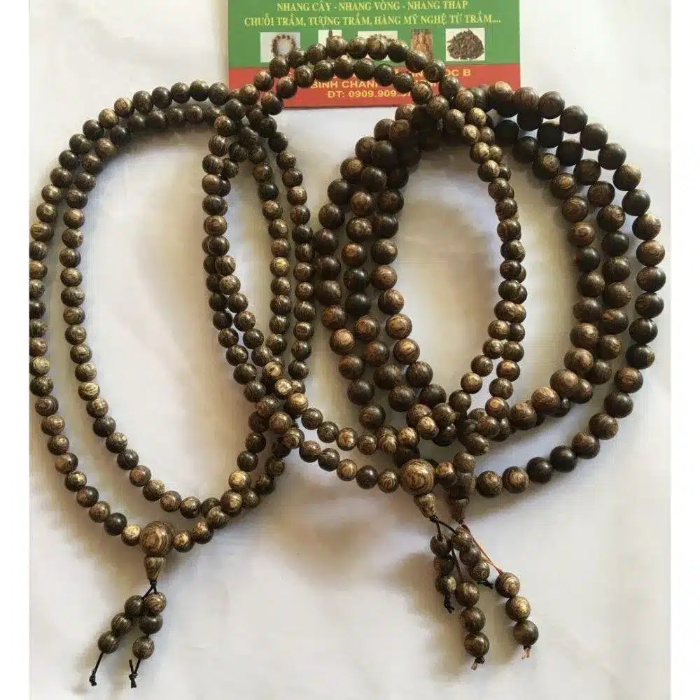 Chuỗi Trầm Hương Sánh Size 6-7-8mm Chuỗi Trầm Hương Sánh Size 6-7-8mm