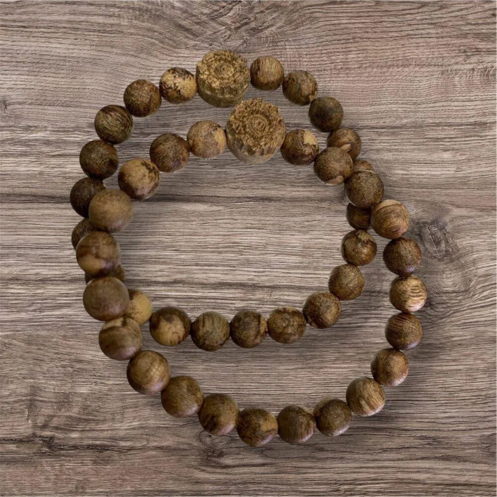 Chuỗi Trầm Tự Nhiên 10mm Mix Hoa Mai Trầm Chuỗi Trầm Tự Nhiên 10mm Mix Hoa Mai Trầm