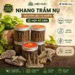 Nhang Trầm Nụ Mẫu Tháp Hộp 40 Viên Thơm Đặc Biệt.