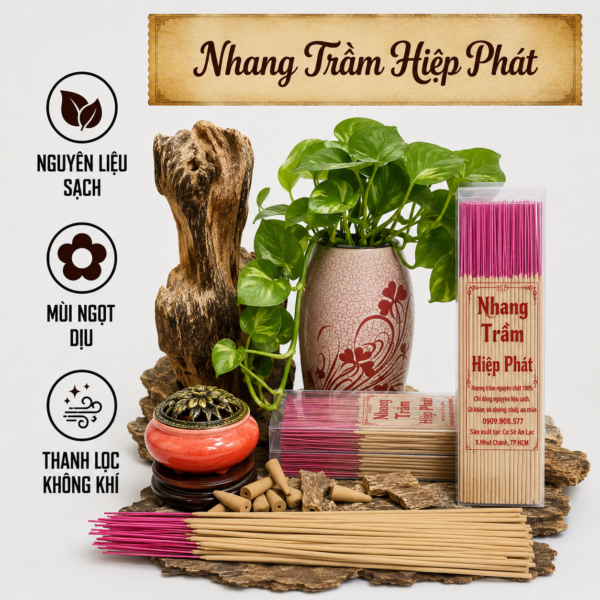 Nhang Trầm Cây Hộp Thơm Dịu Ngọt. Nhang Trầm Cây Hộp Thơm Dịu Ngọt.