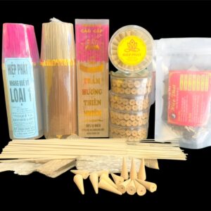 Nhang Trầm Sạch Thơm Dịu Ngọt Bó 250gram Và 1Kg Nhang Quế Vỏ Tự Nhiên Thơm Dịu.