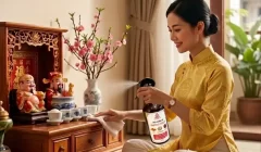 Nước Lau Bàn Thờ Phong Thủy Thảo Mộc