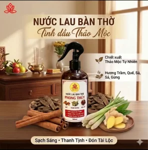 NƯỚC LAU BÀN THỜ PHONG THỦY