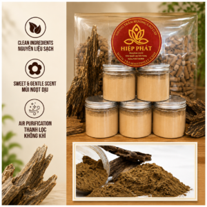 Bột Trầm Xông Nhà Thơm VIP Hủ 100G