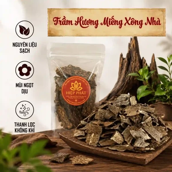 Trầm Hương Miếng Xông Nhà 100g